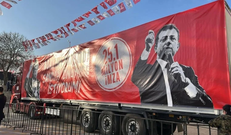 İmamoğlu için milyonlarca kişi imza verdi