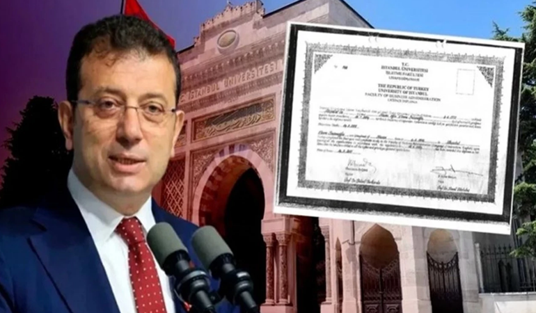 İmamoğlu'nun diplomasını her yere yapıştırdılar!