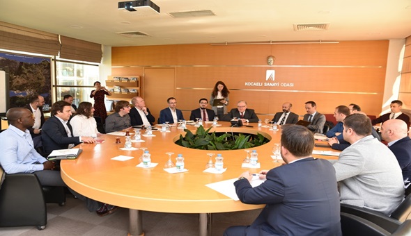 İngiliz iş heyetinden Kocaeli Sanayi Odası'na  ziyaret