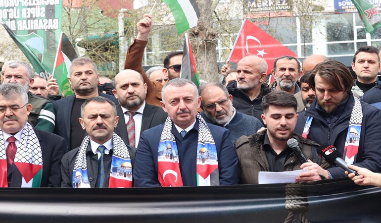 İsrail Meclisi’nin Filistinli esirlerle ilgili tartışmalı yasaya Kocaeli’den tepki  