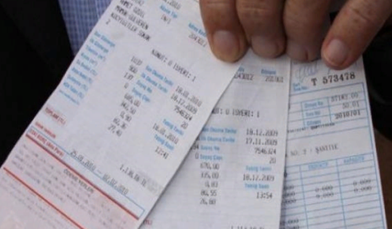 İşte faturaların maliyeti