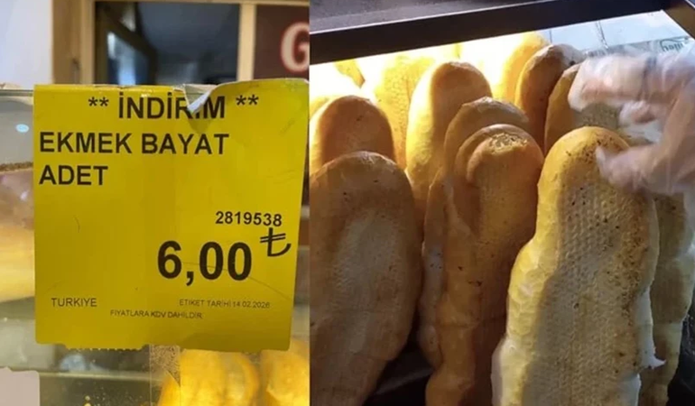 İşte yeni Türkiye! Bayat ekmek 6 lira