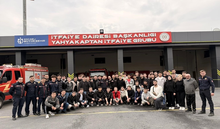 İtfaiye teşkilatında KOÜ öğrencilerine uygulamalı eğitim