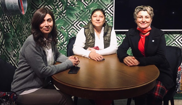 İYİ Parti'de 3 kadın başkan bir araya geldi