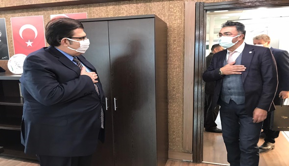 İyi Parti’den Gelecek Partisi’ne geçmiş olsun ziyareti