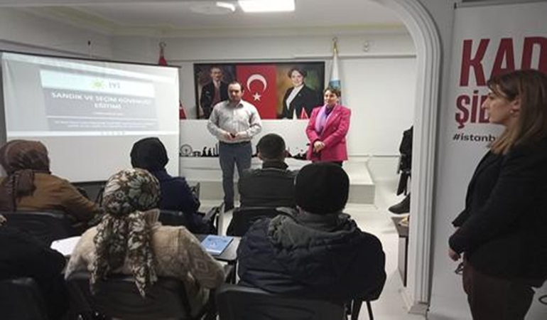 İYİ Parti İzmit Seçim Güvenliği Eğitimlerine Başladı