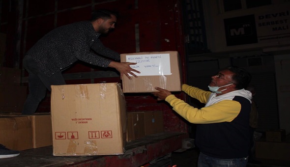 İYİ Parti Kocaeli'den İzmir'e yardım eli
