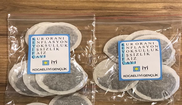 İYİ partililer esnafa acı reçetenin keyif çayını dağıtacak