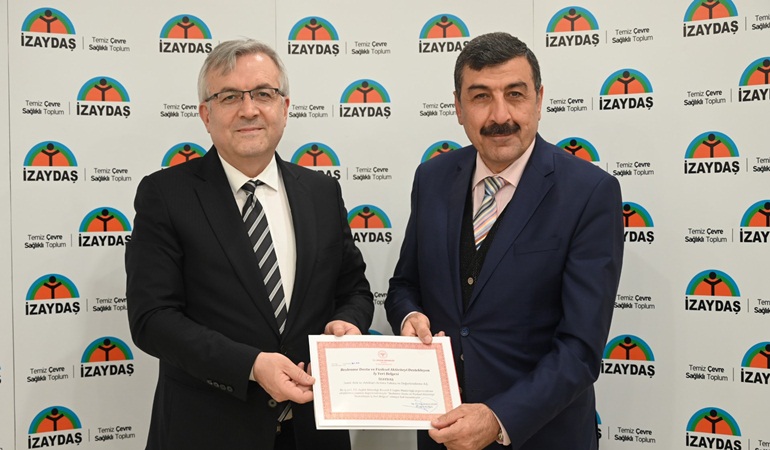 İZAYDAŞ’a Sağlık Bakanlığından Beslenme Dostu belgesi