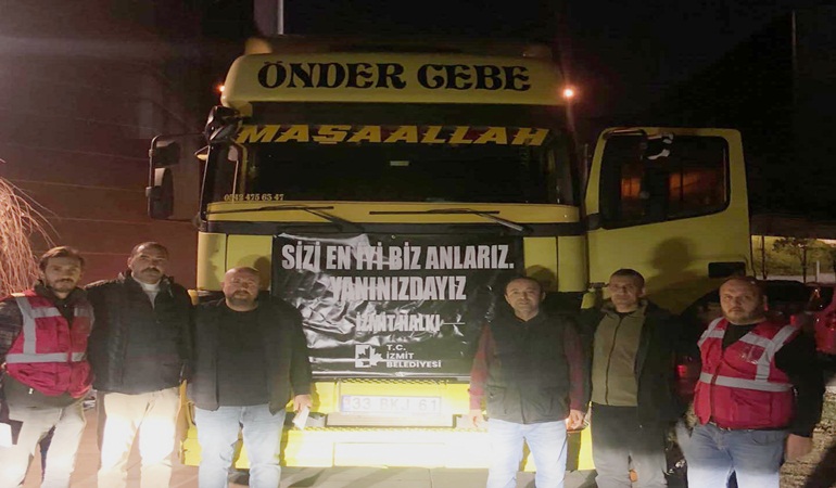 İzmit Belediyesi 2’nci Sahra Aşevi’ni Kahramanmaraş’ta kuruyor