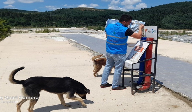 İzmit Belediyesi can dostlarımızı bayramda da unutmadı
