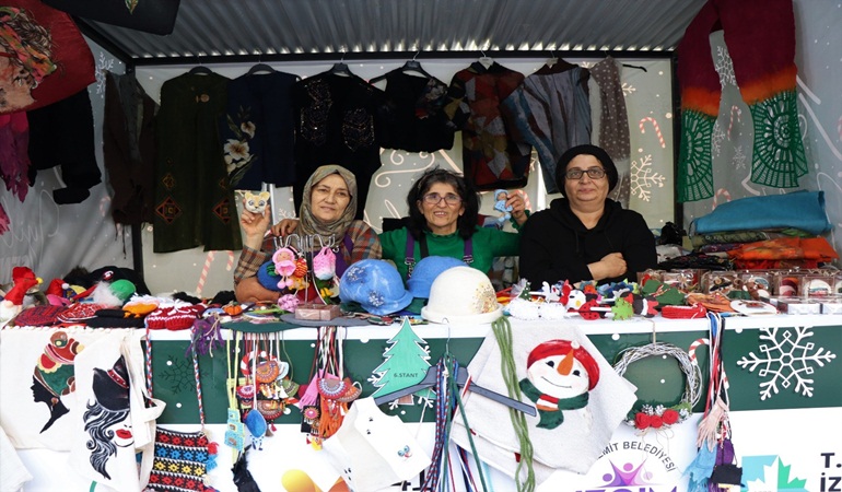 İzmit Belediyesi El Emeği Satış Stantları dayanışmayı güçlendiriyor