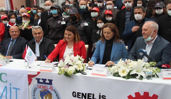 İzmit Belediyesi işçilerini sevindiren anlaşma