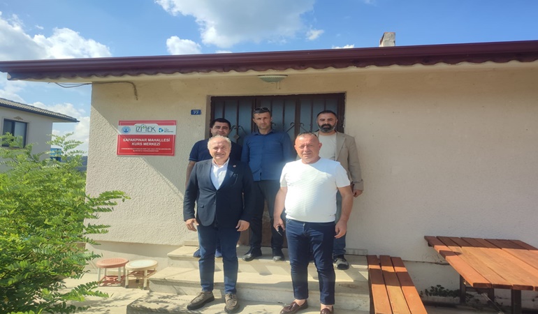 İzmit Belediyesi’nden Sapakpınar ve Akmeşe muhtarlarına ziyaret 