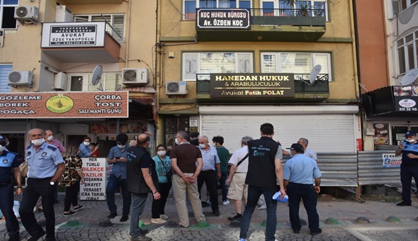 İzmit Belediyesi tehlike yaratan binayı tahliye etti