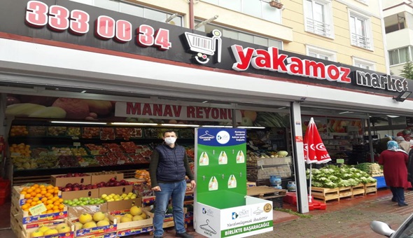 İzmit'te Askıda Gıda zincirine 5 yeni market daha