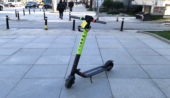 İzmit'te elektrikli scooter dönemi başlıyor