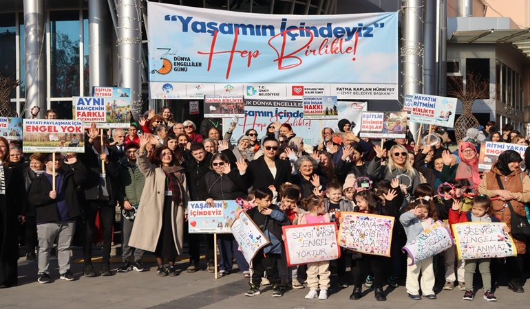 İzmit’te Engelliler Günü’nde dayanışma mesajı