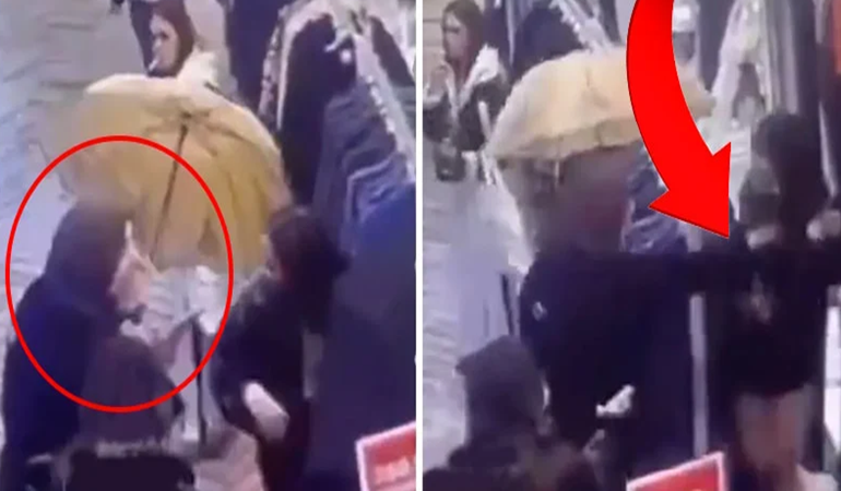 İzmit'te mini etek giyen kadına saldırı