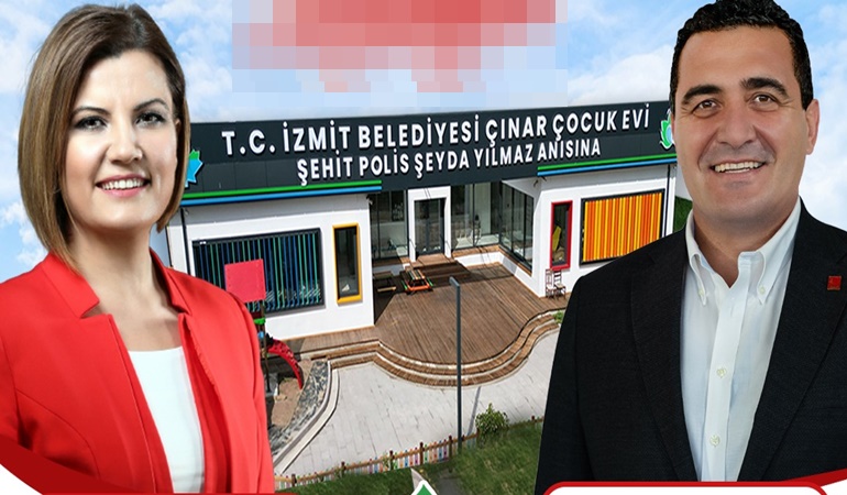 İzmit’te Şehit Polis Şeyda Yılmaz Çınar Çocuk Evi de kapılarını açıyor