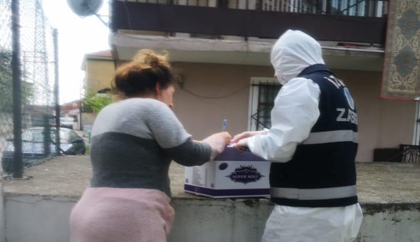 İzmit'te yardım kolileri gerçek ihtiyaç sahiplerine....