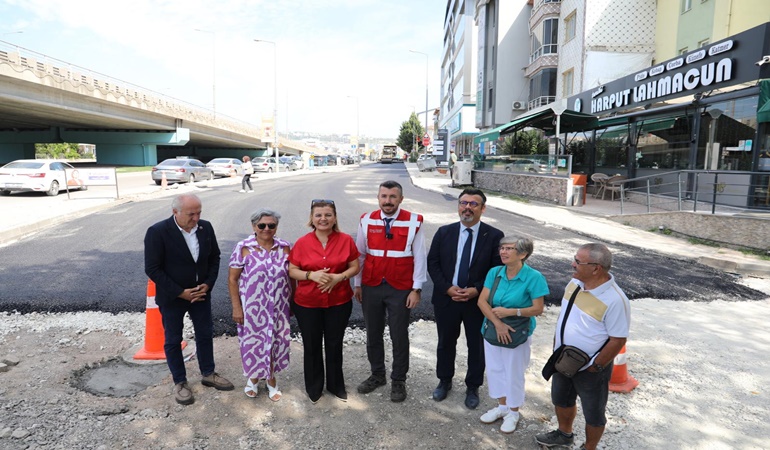 İzmit Yahya Kaptan’da üstyapı mesaisi