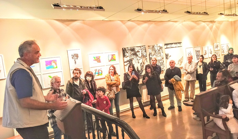 İzmitli Şengöz’ün İstanbul’daki sergisine büyük ilgi