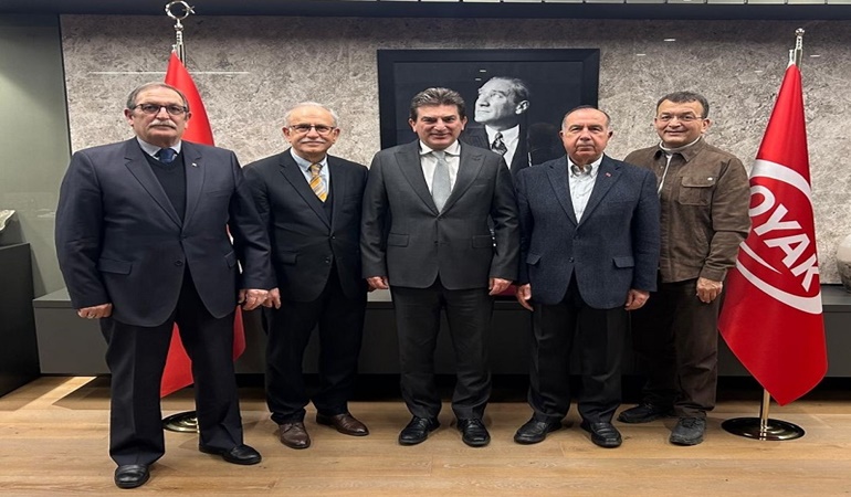 İzmitlilerden OYAK Genel Müdürü Yalçıntaş’a ziyaret