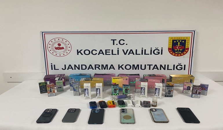Jandarmadan elektronik sigara baskını