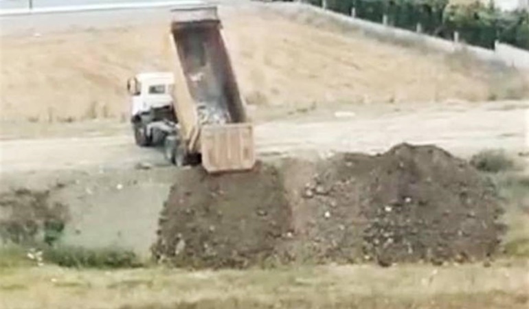 Kaçak hafriyat döken firmaya 3 milyon 128 bin TL ceza