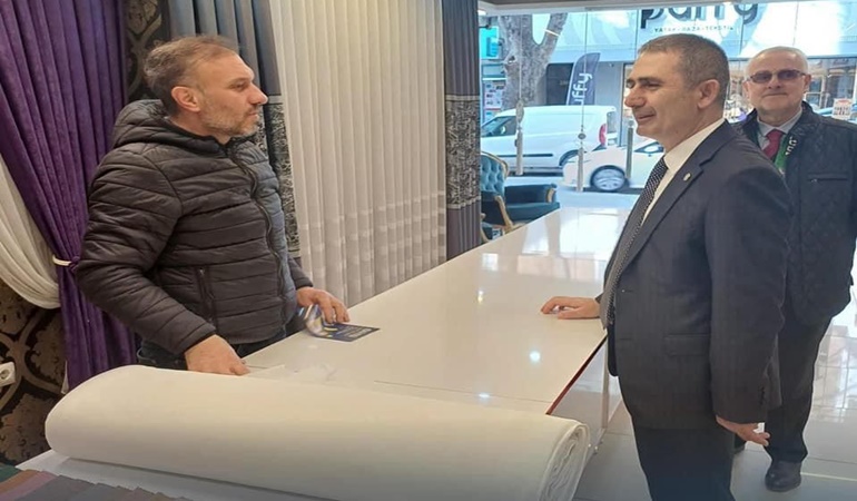 Kamil Şirin esnafı gezdi