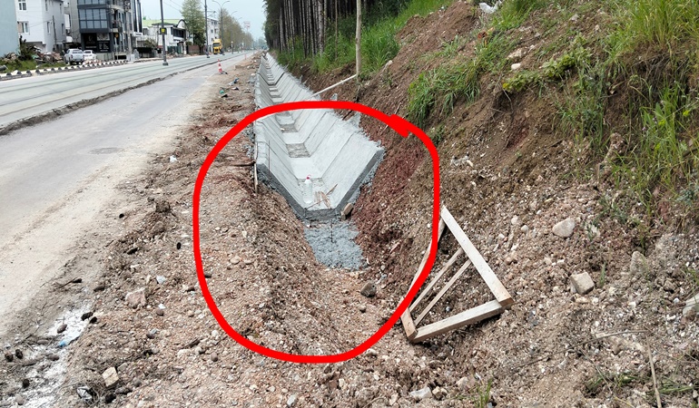 Kanal çalışması yarım kaldı