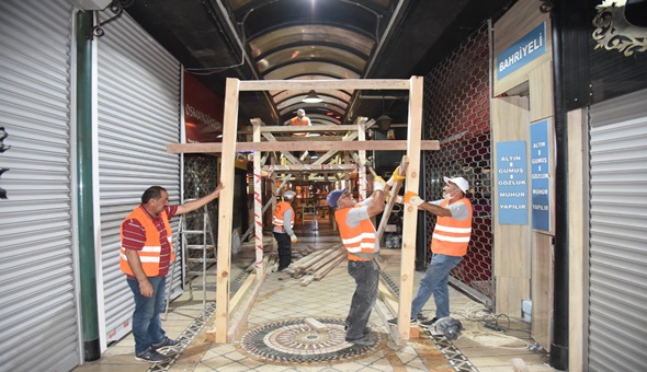 Kapanönü Çarşısı’nda tarihi değişim başladı