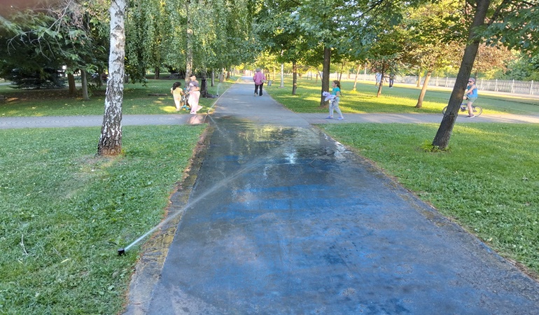 Kartepe’de durmak yok sulama adı altında israfa devam!