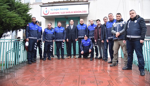 Kartepe'de yurt dışından gelenlere denetim