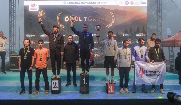 Kartepe’deki yarışta kupalar sahiplerini buldu