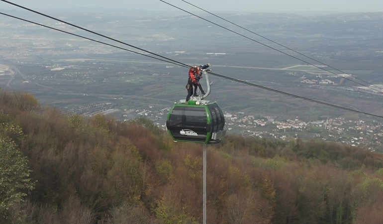 Kartepe Teleferik’te gerçeği aratmayan tatbikat
