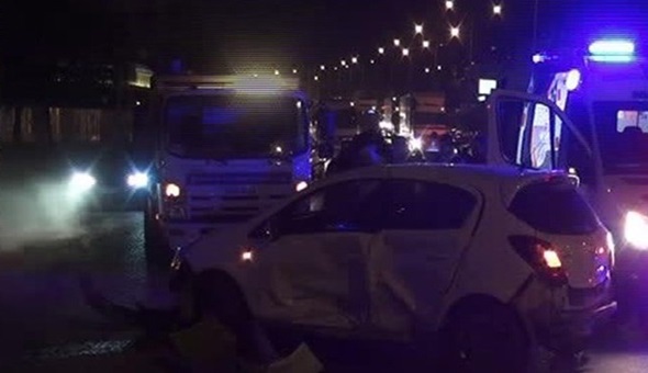 Kartepede zincirleme kaza: 1 ölü, 2 yaralı