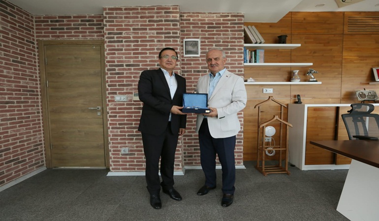 Kaymakam Bilgin’den veda ziyareti