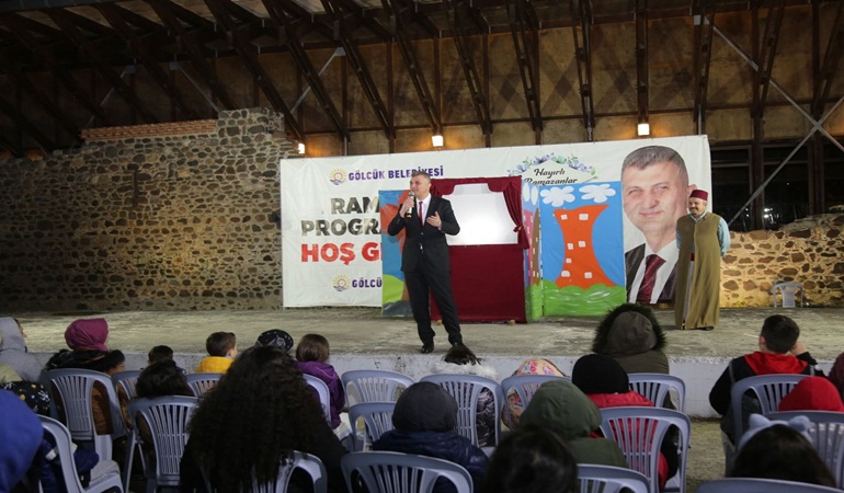 Kervansaray arkasındaki park Ramazan akşamı etkinlikleri ile renklendi
