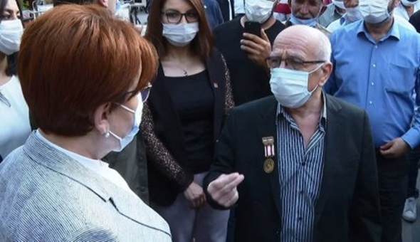 Kıbrıs gazisi Meral Akşener'i gördü, içini döktü