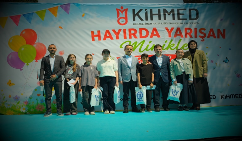 KİHMED’in hayırda yarışan minikleri ödüllendirildi