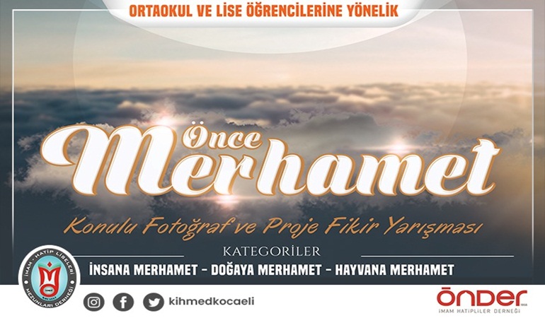 KİHMED'ten Kocaeli genelinde önce merhamet konulu yarışma