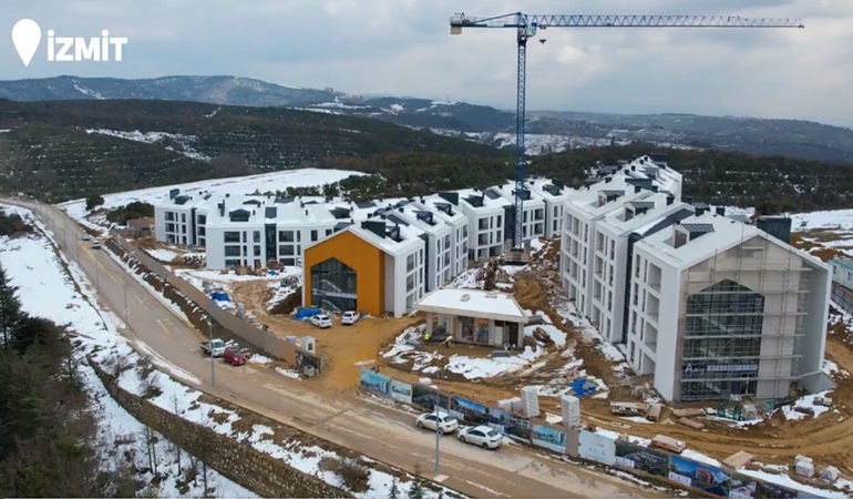 Kiptaş İzmit Çınar Evler’de daire içi montajlar hızla devam ediyor