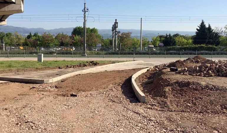 Kitap fuarı için otopark hazırlanıyor