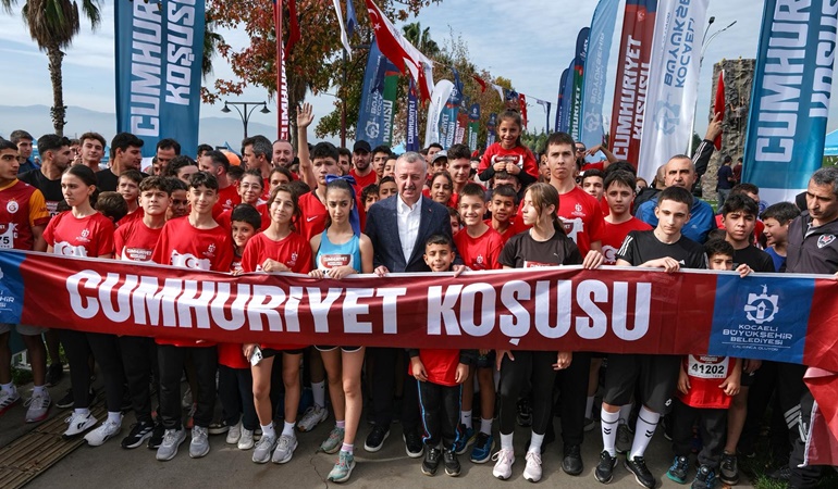 Kocaeli’de Cumhuriyet Koşusu’na rekor katılım!