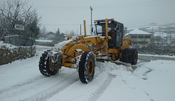 Kocaeli’de karla mücadele