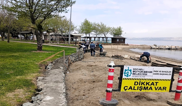 Kocaeli’de sahiller sezona hazırlanıyor