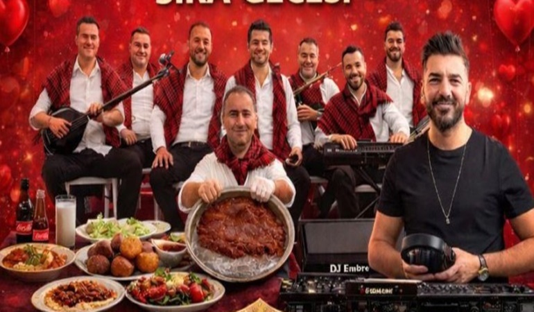 Kocaeli’de Sevgililer Günü’ne özel sıra gecesi