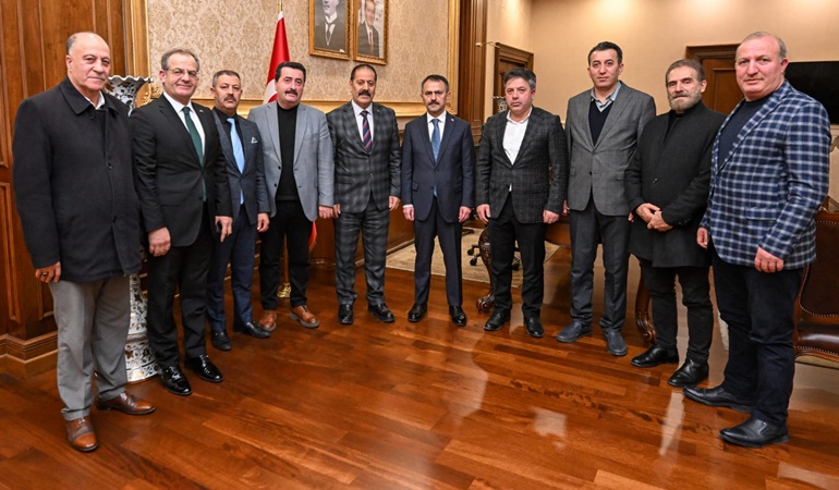 Kocaeli Erzurum Dernekler Federasyonu’ndan Vali Aktaş'a ziyaret